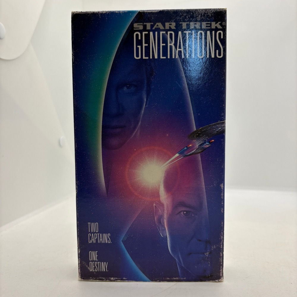 Star Trek Generations VHS Movie 1994 Paramount Pictures Hi-Fi Stereo 32988